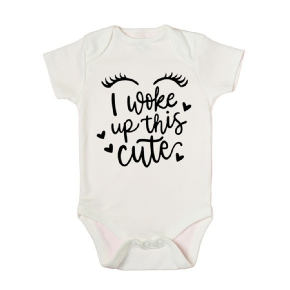 I Woke Up This Cute Baby Onesie